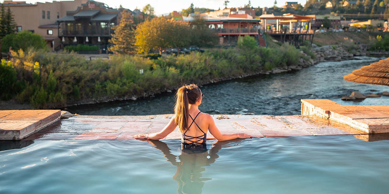 Girl overlooking the San Juan River