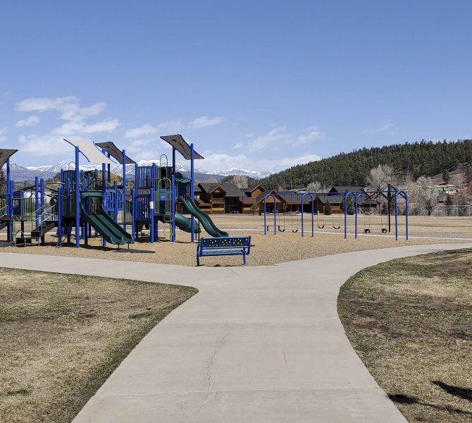 Children's playground at The Springs Resort
